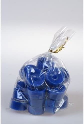 Teelichter im Acrylcup  dunkel-blau  20 Stk/Beutel